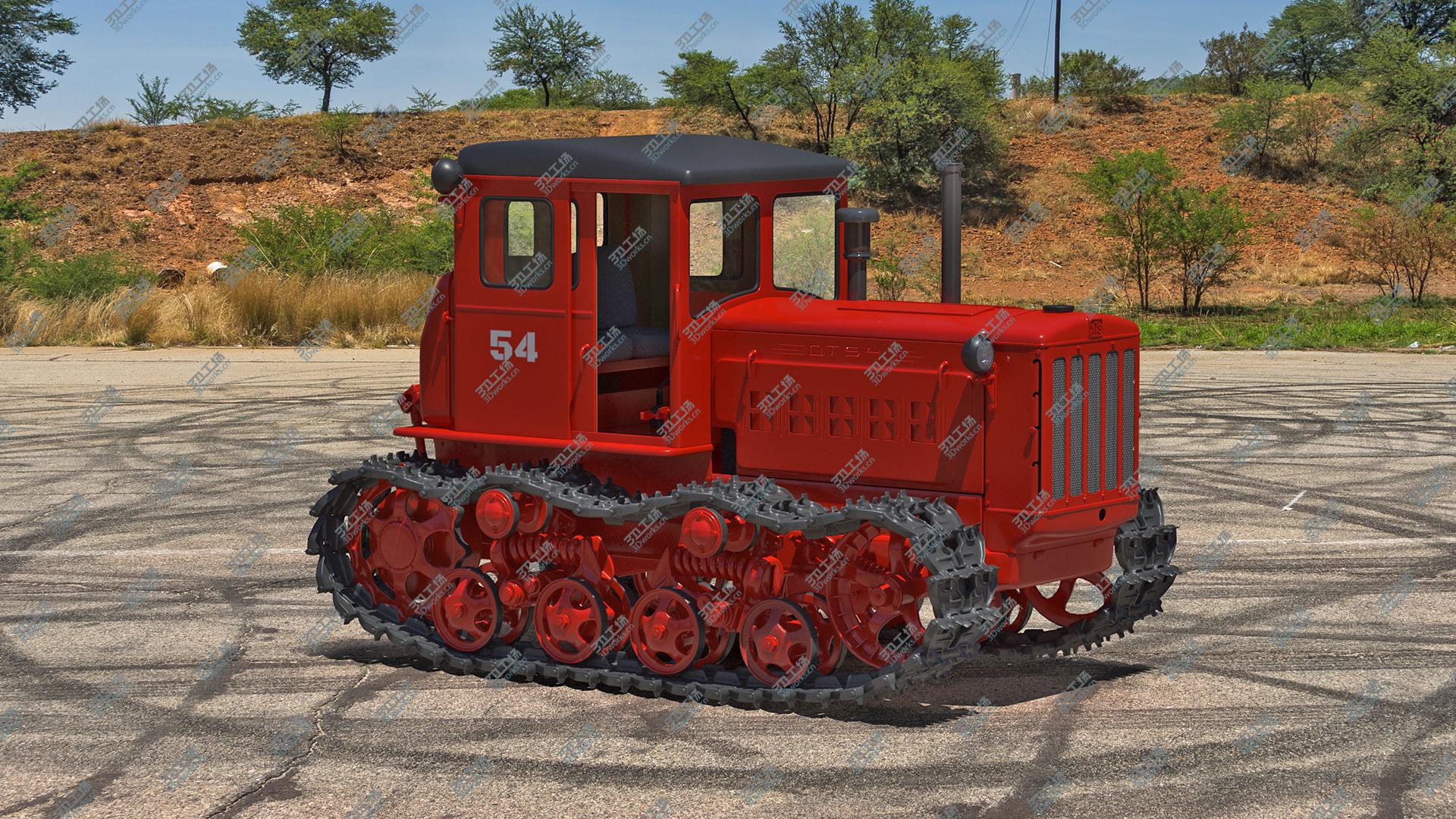 images/goods_img/202104093/Soviet Crawler Tractor DT54 Rigged model/5.jpg